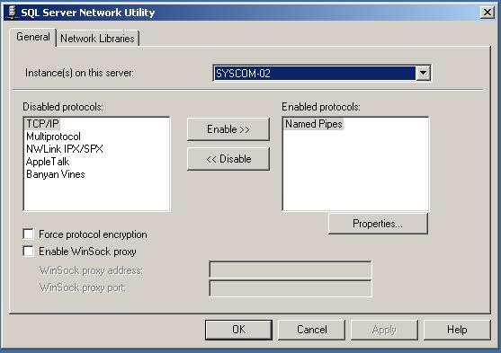 SQL Server Network Utility
